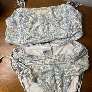 H&M High Waisted Bikini Set - H&M Size 6 (Small)